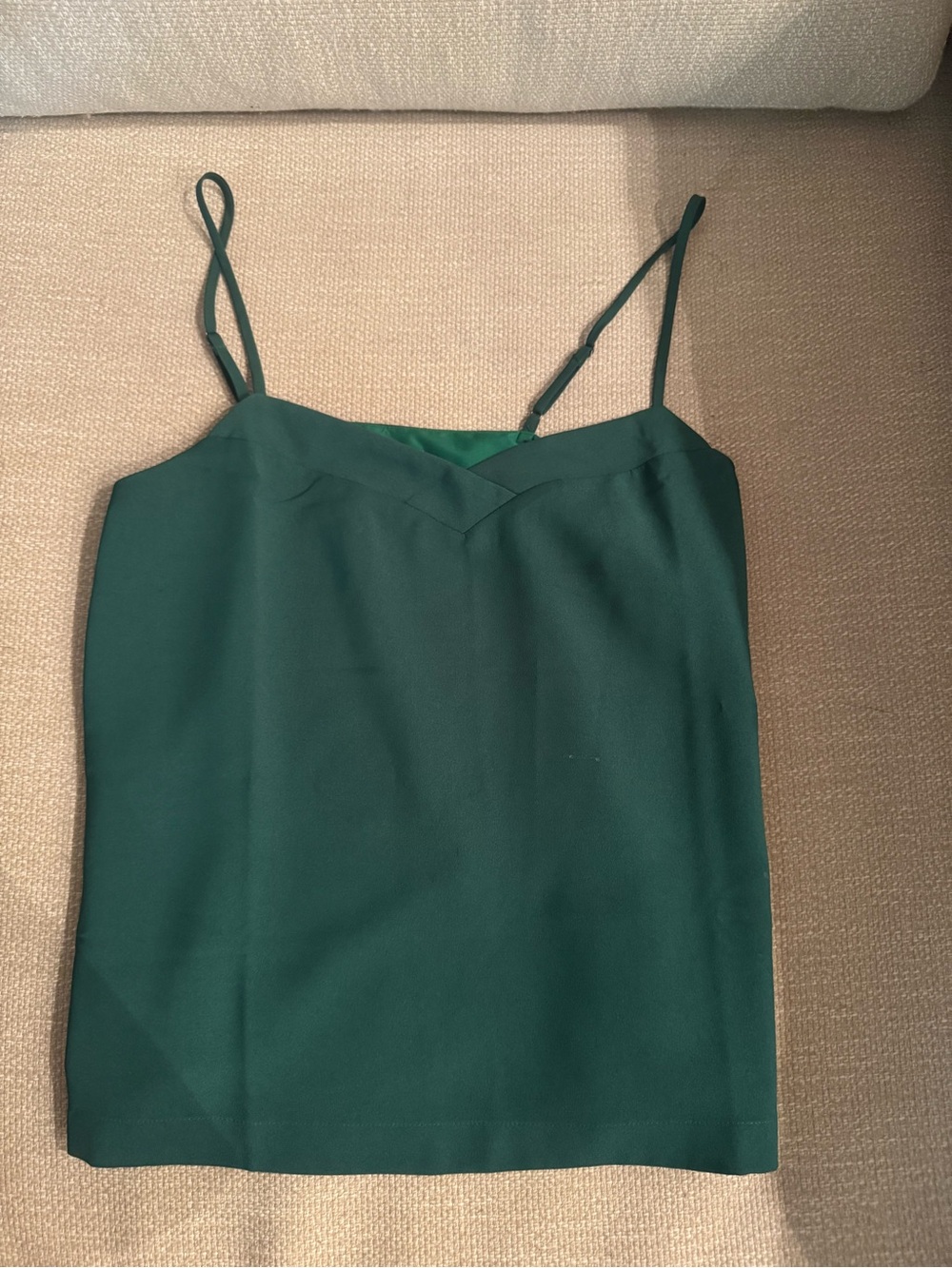 J. Crew Emerald Green Spaghetti Strap Cami